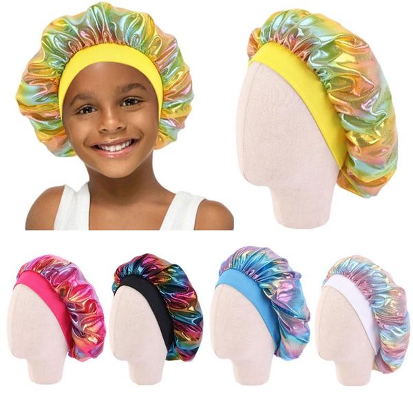 caps & hats fashion adjustable children hat satin silky baby bonnet night sleep cap laser color big for 2-8y kids curly hair, Yellow
caps & hats fashion adjustable children hat satin silky baby bonnet night sleep cap laser color big for 2-8y kids curly hair, Yellow