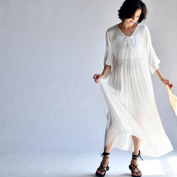 casual dresses micoco q1078 art large size v neckline with a pleated five - cent fall shoulder sleeve dress, Black;gray
casual dresses micoco q1078 art large size v neckline with a pleated five - cent fall shoulder sleeve dress, Black;gray