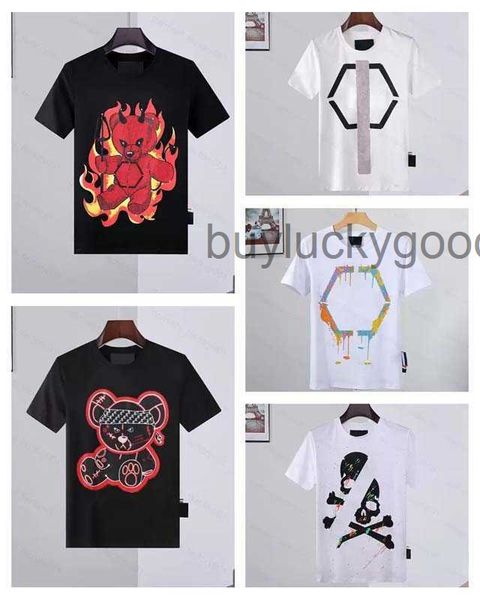 phillip plain men designer 2022 pp skull diamond t shirt short sleeve dollar brown bear brand tee o-neck high flbo, White;black
phillip plain men designer 2022 pp skull diamond t shirt short sleeve dollar brown bear brand tee o-neck high flbo, White;black