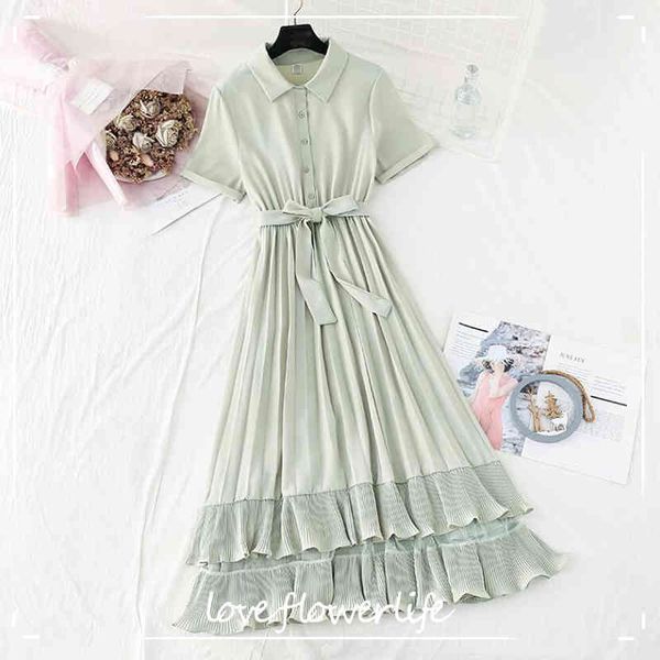 women dress summer solid vintage ruffles bow chiffon long dress elegant slim a-line pleated dress casual vestidos 210521, Black;gray
women dress summer solid vintage ruffles bow chiffon long dress elegant slim a-line pleated dress casual vestidos 210521, Black;gray