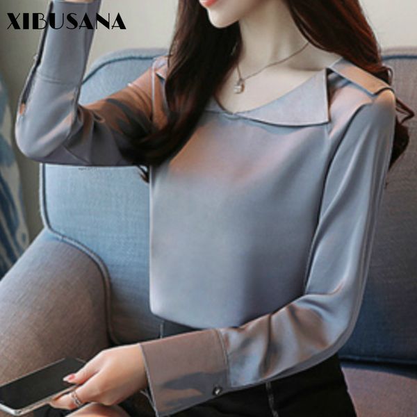 elegant ol blouses women casual satin shirts spring autumn female long sleeve mujer chiffon pullover blusas 210423, White
elegant ol blouses women casual satin shirts spring autumn female long sleeve mujer chiffon pullover blusas 210423, White