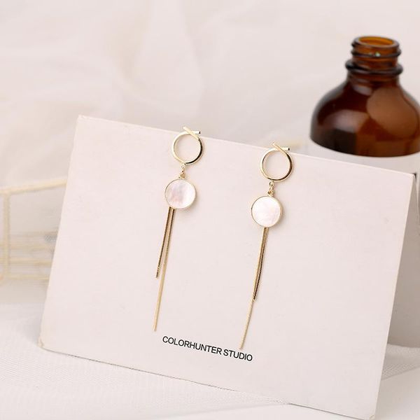 stud 2021 design a sense of retro korea original personality elegant simple golden shell tassel earrings ear clips, Golden;silver
stud 2021 design a sense of retro korea original personality elegant simple golden shell tassel earrings ear clips, Golden;silver