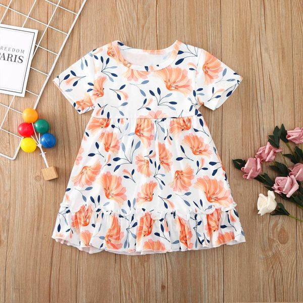 girl's dresses melario girls flowers print 2021 summer baby girl ruffles costumes kids sleeveless party princess vestidos 1-5t, Red;yellow
girl's dresses melario girls flowers print 2021 summer baby girl ruffles costumes kids sleeveless party princess vestidos 1-5t, Red;yellow