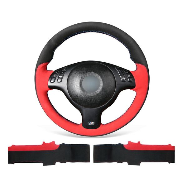diy custom hand stitched soft black suede steering wheel cover for bmw 3 series e46 e46/5 2004-2005 / 5 series e39 2002-2003 / m3 2001-2006
diy custom hand stitched soft black suede steering wheel cover for bmw 3 series e46 e46/5 2004-2005 / 5 series e39 2002-2003 / m3 2001-2006