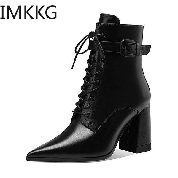 boots 2021 russian slim women's british style thick heel black leather short ankle high heels botine femme
boots 2021 russian slim women's british style thick heel black leather short ankle high heels botine femme