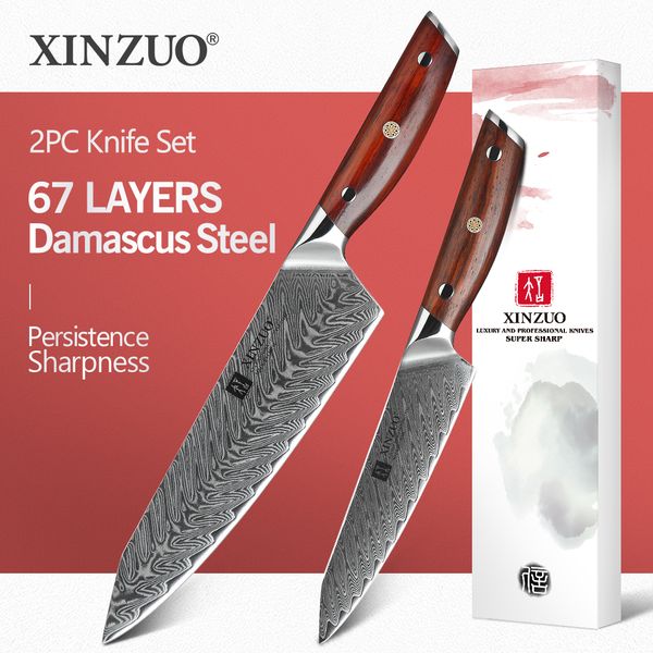 xinzuo 2 pcs kitchen knife brand cook sets high hrc damascus stee knife brand chef paring knives cooking toos rosewood hande
xinzuo 2 pcs kitchen knife brand cook sets high hrc damascus stee knife brand chef paring knives cooking toos rosewood hande