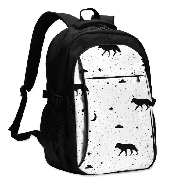 backpack bags school for boy girl teenagercute black wolf cloud moon usb charge computer lapback pack
backpack bags school for boy girl teenagercute black wolf cloud moon usb charge computer lapback pack