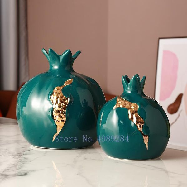 decorative objects & figurines creative ceramics pomegranate fruit plant golden handmade vase flower arrangement handicraft decoration moder
decorative objects & figurines creative ceramics pomegranate fruit plant golden handmade vase flower arrangement handicraft decoration moder