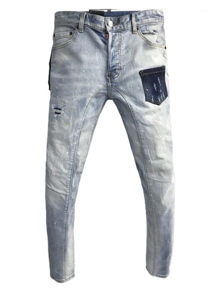 men's jeans ripped men male jean pocket mens classic fashions pants denim biker pant slim fit baggy straight trousers designer, Blue
men's jeans ripped men male jean pocket mens classic fashions pants denim biker pant slim fit baggy straight trousers designer, Blue