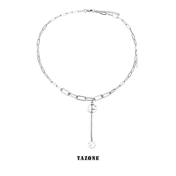 chains letter g necklace titanium steel does not lose colour 2021 collarbone chain cold wind ins niche pendant, Silver
chains letter g necklace titanium steel does not lose colour 2021 collarbone chain cold wind ins niche pendant, Silver