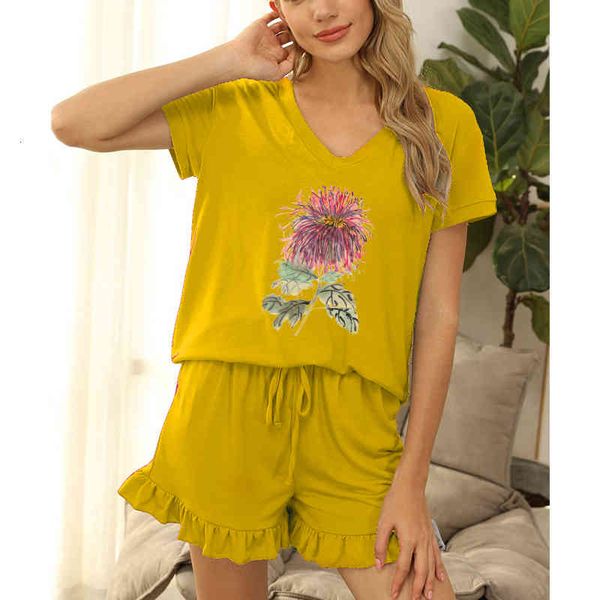 women's two piece pants summer house set, two pieces, women's pajamas, short sleeve, casual, with v-neck, for women, wu6h, White
women's two piece pants summer house set, two pieces, women's pajamas, short sleeve, casual, with v-neck, for women, wu6h, White