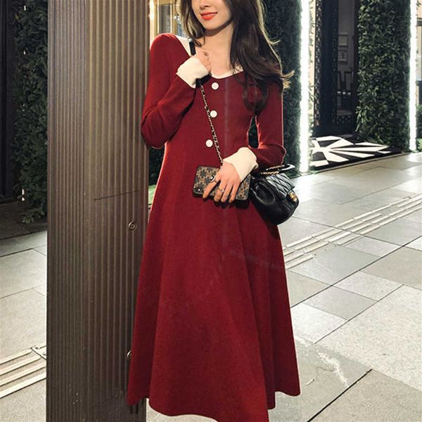 casual dresses winter knit korean sweet elegant sweater women spring long sleeve office female 5b7p, Black;gray
casual dresses winter knit korean sweet elegant sweater women spring long sleeve office female 5b7p, Black;gray