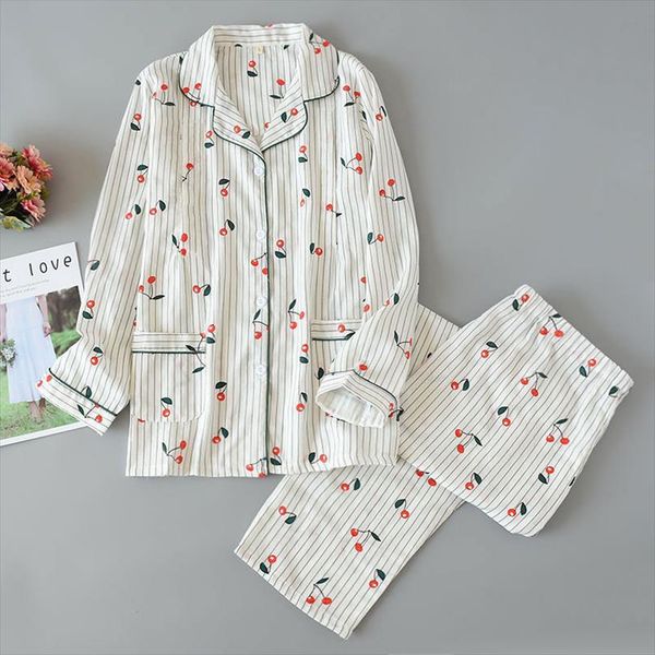 pajamas set 100% cotton cartoon womens sleepwears print plaid pyjamas turn down neck long sleeve pants comfort nature sleepwear, Black;red
pajamas set 100% cotton cartoon womens sleepwears print plaid pyjamas turn down neck long sleeve pants comfort nature sleepwear, Black;red