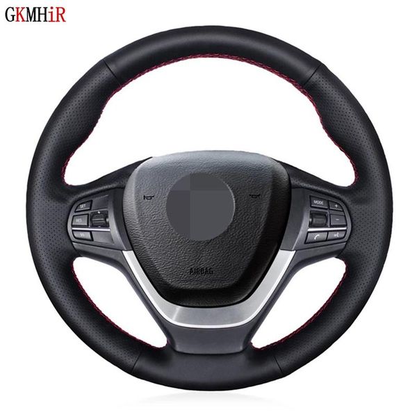 black artificial leather hand-stitched soft car steering wheel cover for x3 f25 2010-2021 x4 f26 2014 covers
black artificial leather hand-stitched soft car steering wheel cover for x3 f25 2010-2021 x4 f26 2014 covers