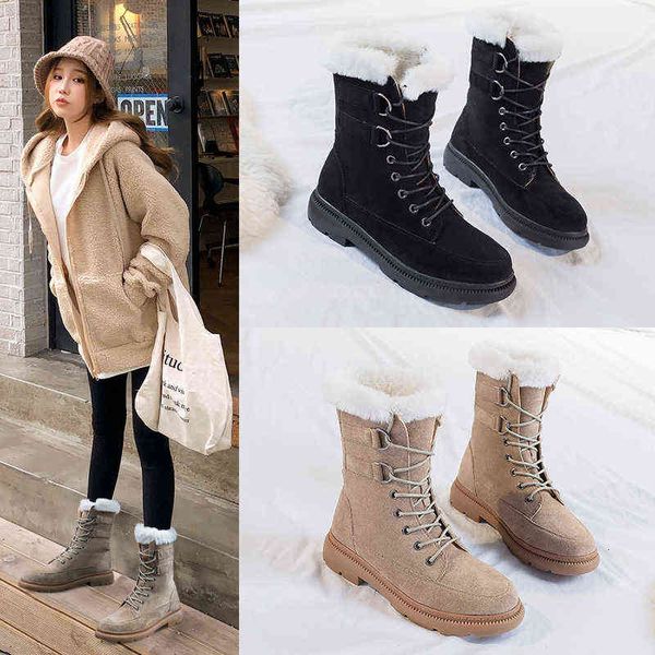 fur integrated snow boots women's 2021 winter plush thickened warm northeast cotton shoes wool thick heel, Black
fur integrated snow boots women's 2021 winter plush thickened warm northeast cotton shoes wool thick heel, Black