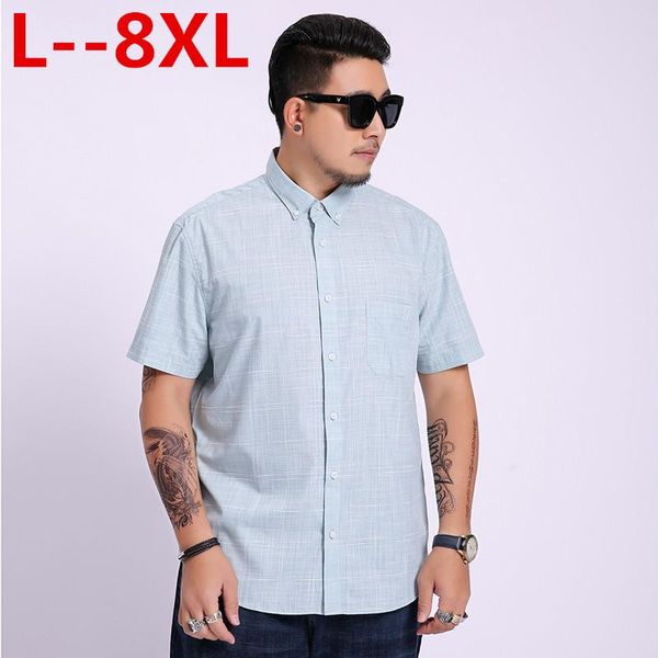 plus size 8xl 6xl 5xl summer short sleeve turndown collar linen soft comfortable cool plaid print solid business mens shirts men's casu, White;black
plus size 8xl 6xl 5xl summer short sleeve turndown collar linen soft comfortable cool plaid print solid business mens shirts men's casu, White;black