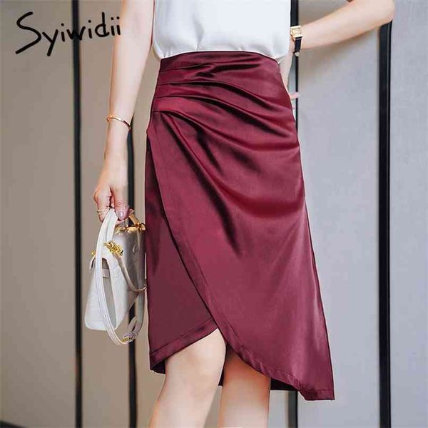 folds black skirt women high waist fashion acetate office lady solid knee-length irregular plus size slit skirts 210607
folds black skirt women high waist fashion acetate office lady solid knee-length irregular plus size slit skirts 210607