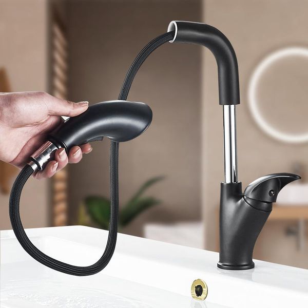 bathroom sink faucets basin faucet cold and water taps matte black pull-out torneira rotatable lifting
bathroom sink faucets basin faucet cold and water taps matte black pull-out torneira rotatable lifting