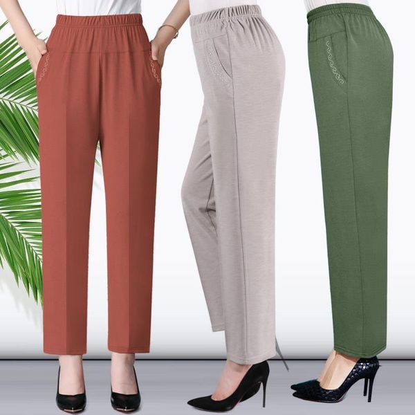 middle aged spring summer thin women capri elastic waist straight mother clothing casual nine points nbsp plus size xl 5xl, Black;white
middle aged spring summer thin women capri elastic waist straight mother clothing casual nine points nbsp plus size xl 5xl, Black;white
