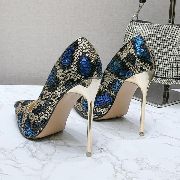 high heels women pumps 46 sequins gold stiletto 11cm fashion snake pattern pointed toe shoes elegant party dress, Black
high heels women pumps 46 sequins gold stiletto 11cm fashion snake pattern pointed toe shoes elegant party dress, Black