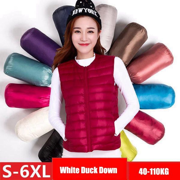 women's down & parkas vests women winter 2021 coat lightweight sleeveless jacket waistcoat large size white duck vest, Black
women's down & parkas vests women winter 2021 coat lightweight sleeveless jacket waistcoat large size white duck vest, Black