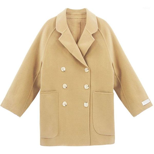 women's wool & blends fashion 2021 solid color women coat all-match blend autumn casual chic long sleeve female overcoat black khaki
women's wool & blends fashion 2021 solid color women coat all-match blend autumn casual chic long sleeve female overcoat black khaki