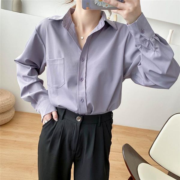 korean clothing women's and blouses ol style loose blouse women shirts collar 2021 long sleeve casual feminine &, White
korean clothing women's and blouses ol style loose blouse women shirts collar 2021 long sleeve casual feminine &, White