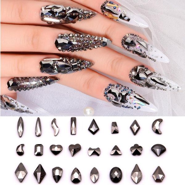 20pcs bright black nail art rhinestone crystal ornaments charm 3d rectangular strass flat back gemstone manicure1, Silver;gold
20pcs bright black nail art rhinestone crystal ornaments charm 3d rectangular strass flat back gemstone manicure1, Silver;gold