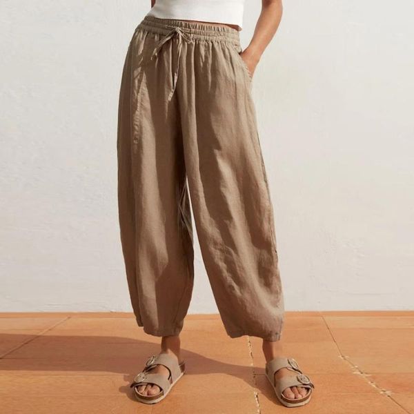 women's pants & capris solid color trousers loose comfortable baggy pocket leisure time cotton and linen sport, Black;white
women's pants & capris solid color trousers loose comfortable baggy pocket leisure time cotton and linen sport, Black;white