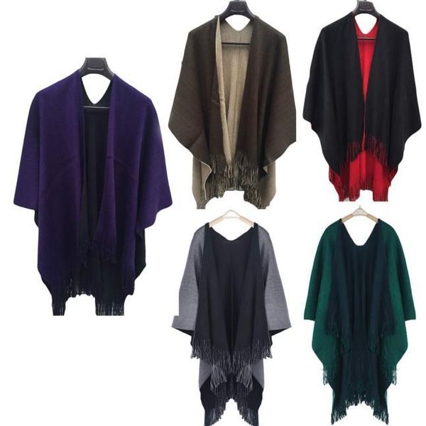 scarves 2021 women winter knitted cashmere poncho capes shawl cardigans sweater coat bandanna female universal scarf, Blue;gray
scarves 2021 women winter knitted cashmere poncho capes shawl cardigans sweater coat bandanna female universal scarf, Blue;gray