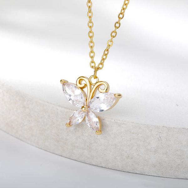 pendant necklaces cubic zirconia necklace for women metal gold chain butterfly pendants 2021 trendy choker korean fashion couple jewerly, Silver
pendant necklaces cubic zirconia necklace for women metal gold chain butterfly pendants 2021 trendy choker korean fashion couple jewerly, Silver