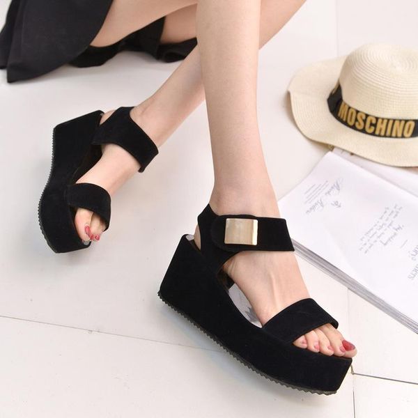 summer women sandals fashion wedges ladies shoes casual girls hollow plus size dress, Black
summer women sandals fashion wedges ladies shoes casual girls hollow plus size dress, Black