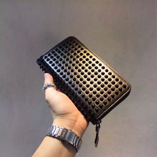 men long style wallets panelled spiked clutch bags women's patent real leather mixed color rivets party clutches lady purses with spike, Red;black
men long style wallets panelled spiked clutch bags women's patent real leather mixed color rivets party clutches lady purses with spike, Red;black