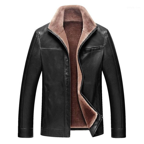 men's fur & faux 2021 fashion autumn winter thick warm leather jacket men man imitation coat outerwear, Black
men's fur & faux 2021 fashion autumn winter thick warm leather jacket men man imitation coat outerwear, Black