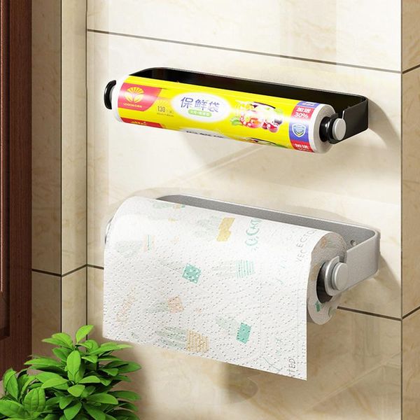 kitchen paper roll holder wall-mounted fresh film storage rack bathroom towel toilet organizer racks holders
kitchen paper roll holder wall-mounted fresh film storage rack bathroom towel toilet organizer racks holders