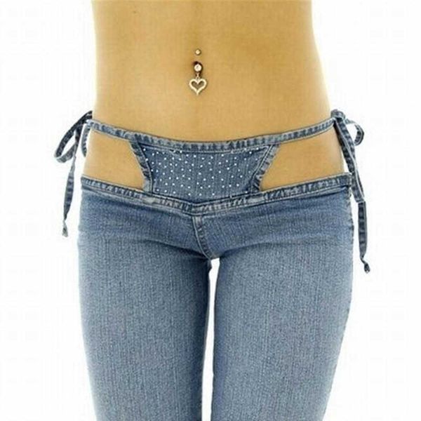 personality women's slim ultra waist bikini jeans fashion drawstring trousers comfortable flares pants 210927, Blue
personality women's slim ultra waist bikini jeans fashion drawstring trousers comfortable flares pants 210927, Blue