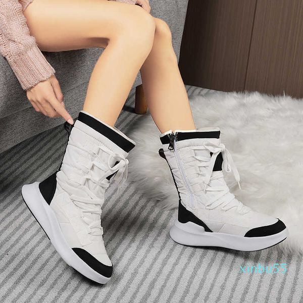combat boots for women quality platform mid-calf winter round toe motorcycle zapatos, Black
combat boots for women quality platform mid-calf winter round toe motorcycle zapatos, Black