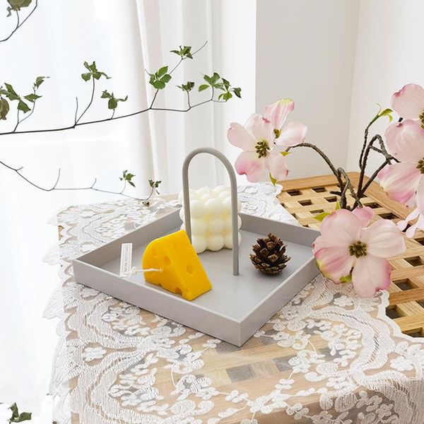 kitchen storage & organization 1pc creative square pu serving tray decorative dish cosmetics sundries deskplate with handle #a
kitchen storage & organization 1pc creative square pu serving tray decorative dish cosmetics sundries deskplate with handle #a