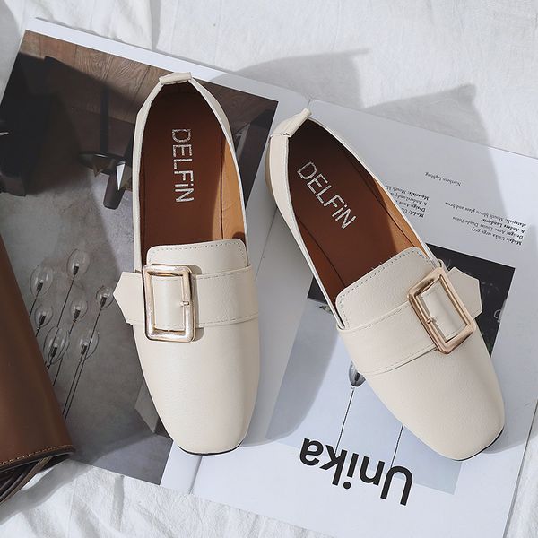 women single shoes 2021 fashion buckle low-heeled slip-on convenient elegant asakuchi office flat shoes non-slip woman shoes mmm, Black
women single shoes 2021 fashion buckle low-heeled slip-on convenient elegant asakuchi office flat shoes non-slip woman shoes mmm, Black