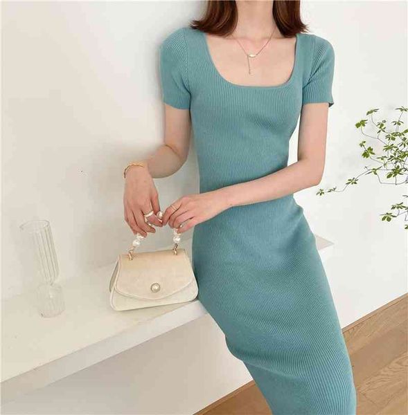 casual dresses mode women's knitted or crocheted sweater, short sleeve, smooth, with a square collar, casual slit, thin, midi, summer d, Black;gray
casual dresses mode women's knitted or crocheted sweater, short sleeve, smooth, with a square collar, casual slit, thin, midi, summer d, Black;gray