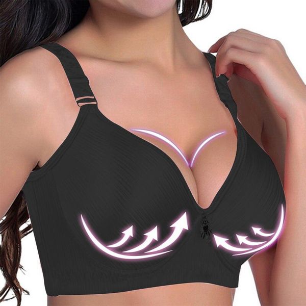 bras breathable push up bra seamless plus size elastic comfort women's underwear gathering lingerie soutien gorge, Red;black
bras breathable push up bra seamless plus size elastic comfort women's underwear gathering lingerie soutien gorge, Red;black
