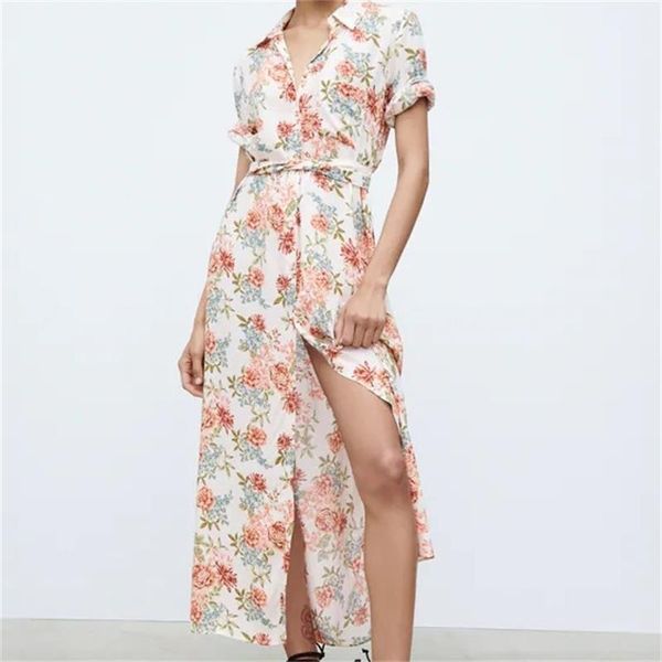 casual dresses zxqj women 2021 fashion with belt floral print midi shirt dress vintage short sleeve button-up female vestidos, Black;gray
casual dresses zxqj women 2021 fashion with belt floral print midi shirt dress vintage short sleeve button-up female vestidos, Black;gray
