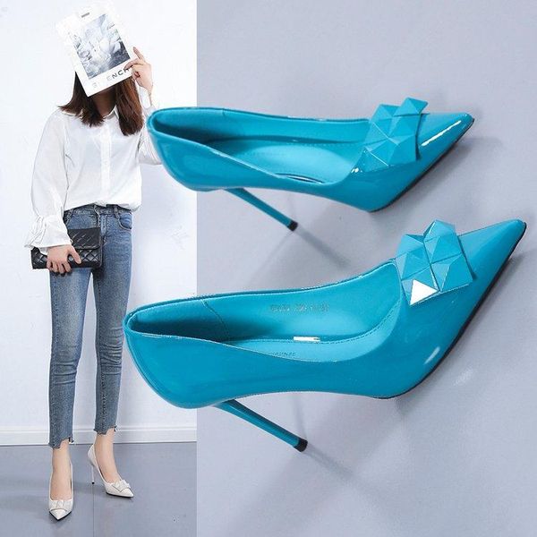 dress shoes 2021 fashion delicate sweet bowknot high heel side hollow pointed women pumps toe thin, Black
dress shoes 2021 fashion delicate sweet bowknot high heel side hollow pointed women pumps toe thin, Black