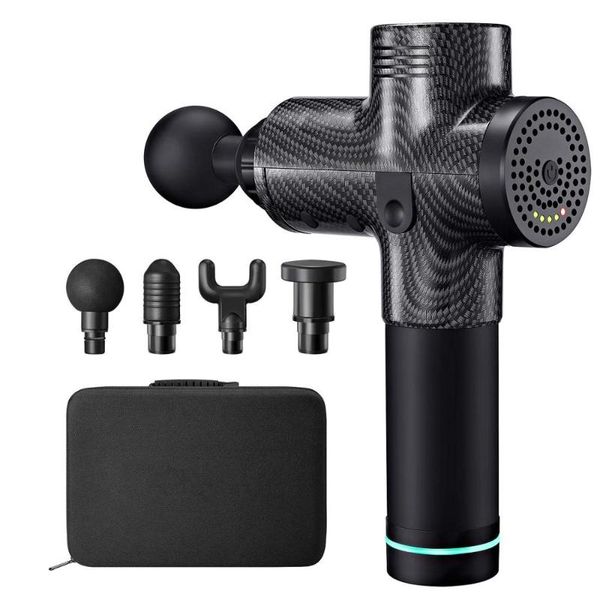 massage gun professional deep tissue massager for muscle tension relief with 3 variable speeds & 4 replaceable heads bag
massage gun professional deep tissue massager for muscle tension relief with 3 variable speeds & 4 replaceable heads bag