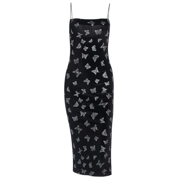 women party hip dress slash neck butterfly printing velvet split skinny clubwear spaghetti straps long dresses casual, Black;gray
women party hip dress slash neck butterfly printing velvet split skinny clubwear spaghetti straps long dresses casual, Black;gray