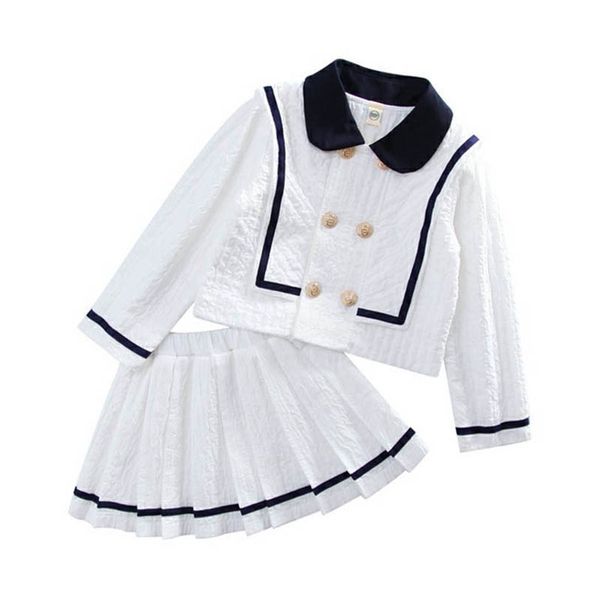 girls outfits kids clothing sets baby clothes children suit spring autumn long sleeve shirts pleated skirts princess wear 2pcs b8464, White
girls outfits kids clothing sets baby clothes children suit spring autumn long sleeve shirts pleated skirts princess wear 2pcs b8464, White