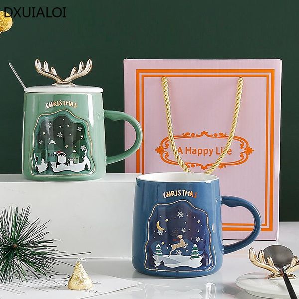 mugs dxuialoi creative cute christmas ceramic mug with lid spoon holiday gift office coffee cup home afternoon tea water
mugs dxuialoi creative cute christmas ceramic mug with lid spoon holiday gift office coffee cup home afternoon tea water