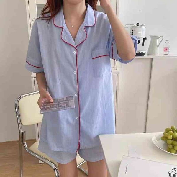 women's sleepwear pajama ensembles will see fine striped blue pyjamas y2k plain korean daily soft female breech ftvq, Black;red
women's sleepwear pajama ensembles will see fine striped blue pyjamas y2k plain korean daily soft female breech ftvq, Black;red
