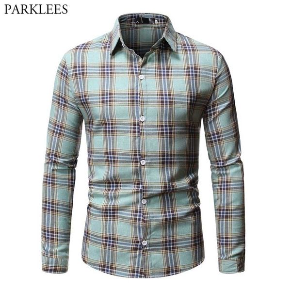 classic mens plaid dress shirts spring slim fit long sleeve gingham shirt men casual button down office work chemise 210522, White;black
classic mens plaid dress shirts spring slim fit long sleeve gingham shirt men casual button down office work chemise 210522, White;black
