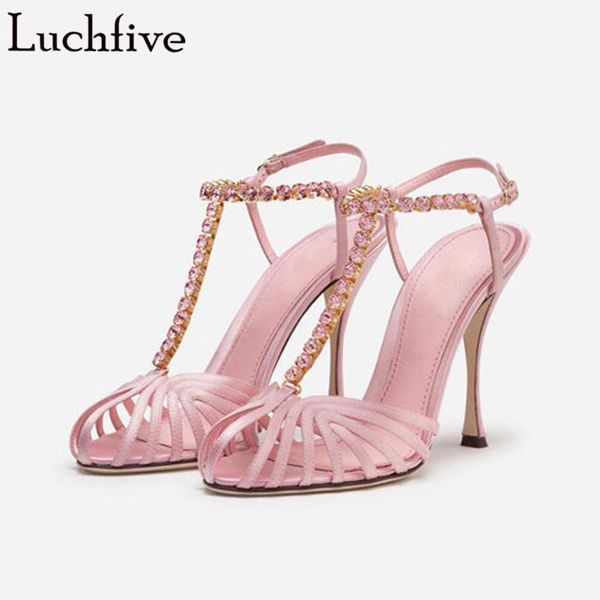 dress shoes hollow crystal t-tied sandals women thin high heels party woman peep toe buckle strap pink zapatos mujer, Black
dress shoes hollow crystal t-tied sandals women thin high heels party woman peep toe buckle strap pink zapatos mujer, Black